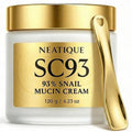 Neatique Snail Mucin Cream 93% for Skin Care, Intense Hydration & Dryness, Snail Mucin Moisturizer 120g, Natural Snail Secretion Filtrate & Non-GMO, Fast Absorbing & Non-Sticky, 4.23oz