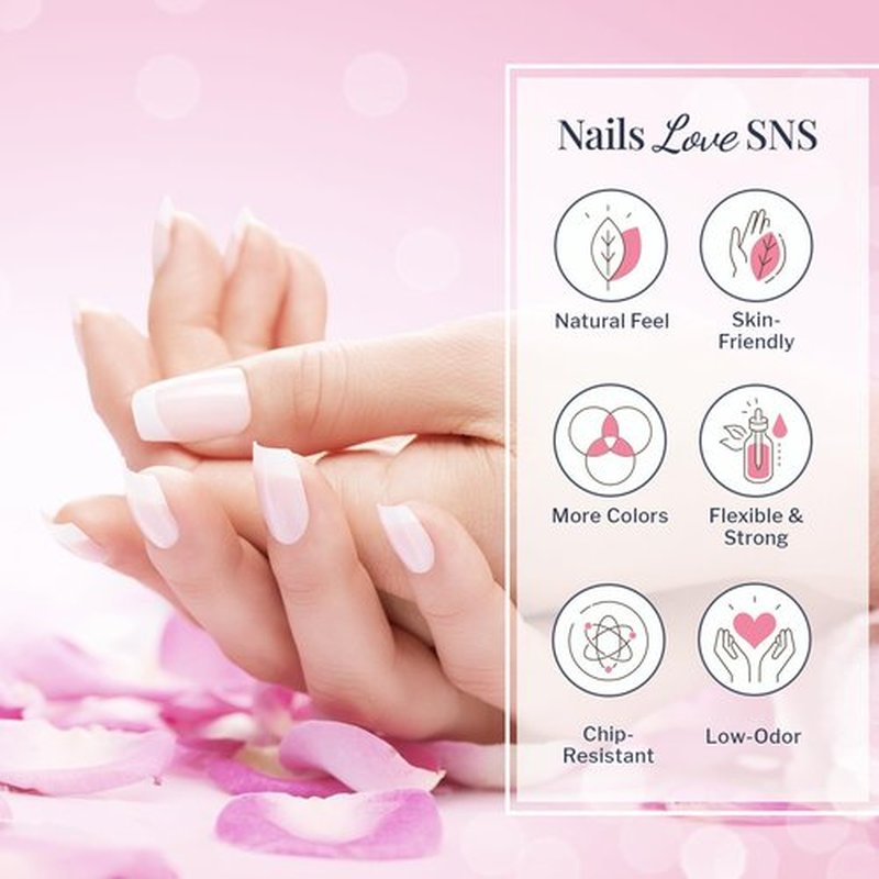 SNS Nail Dip Powder & Dip Essentials Nail Color Kit, DIY Starter Bundle (Pink & White) - Foundation Powder, Dip Activator & Top Coat, Brushes, Cuticle Pusher, Nail File, Buffer, & French Dip Mold