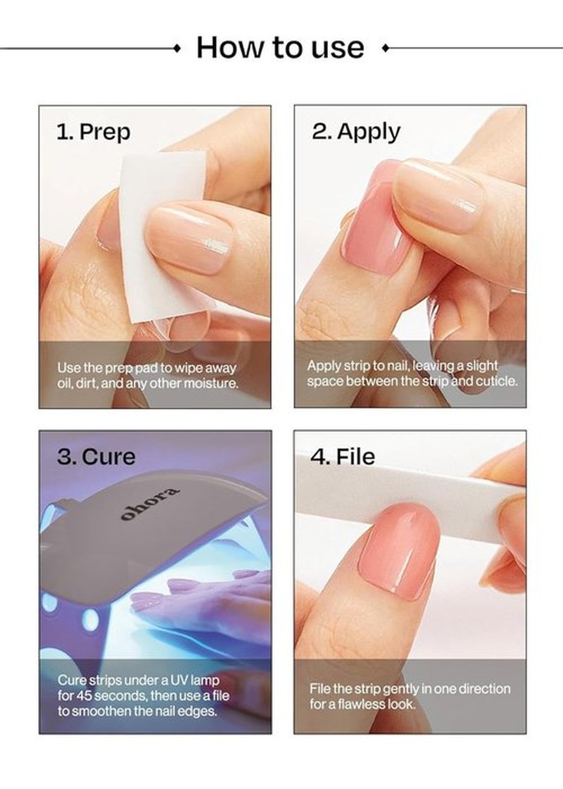Ohora Care Easy Peel Remover - Nourishing Gel Nail Strip Remover with Hygienic Dropper | Vegan & Cruelty-Free