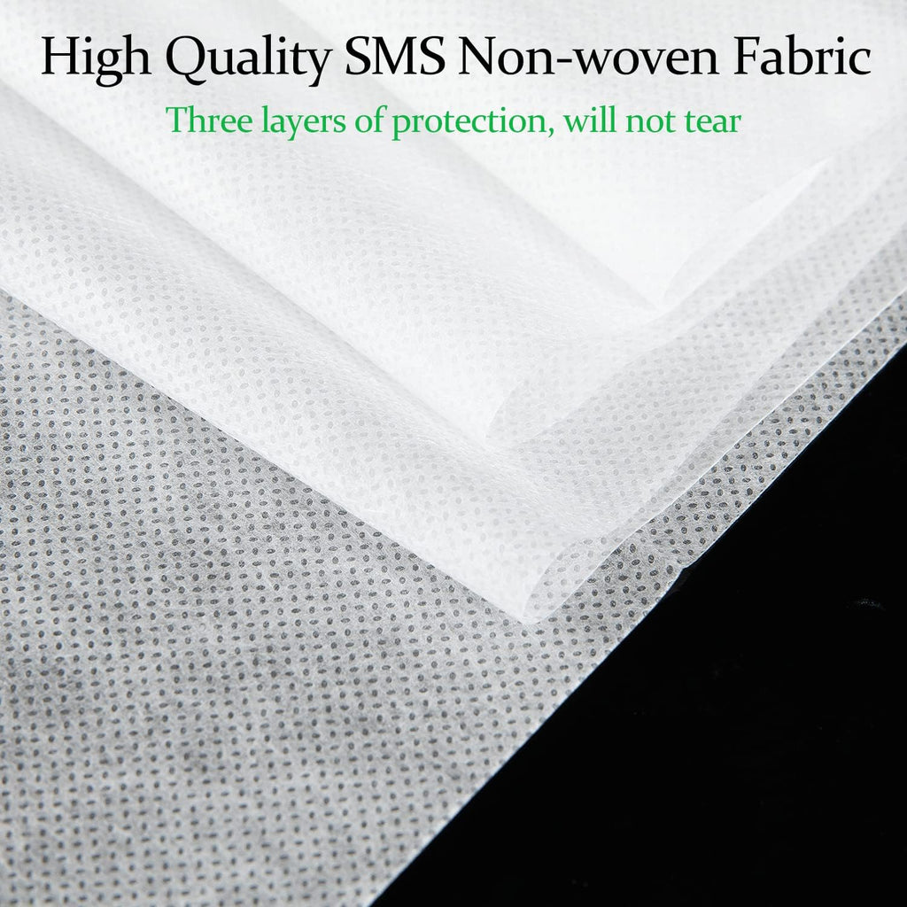 YEEOZOE 100PCS Disposable Bed Sheets, Disposable Massage Table Sheets, Disposable Bed Covers for SPA Lash Wax Tattoo Salon, Non Woven Fabric, 71" x 31" White