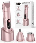 Bikini Trimmer for Women, Nose Hair Trimmer, Painless Electric Razor, Smooth Facial Hair Remover, Body Hair Trimmer for Legs and Armpit