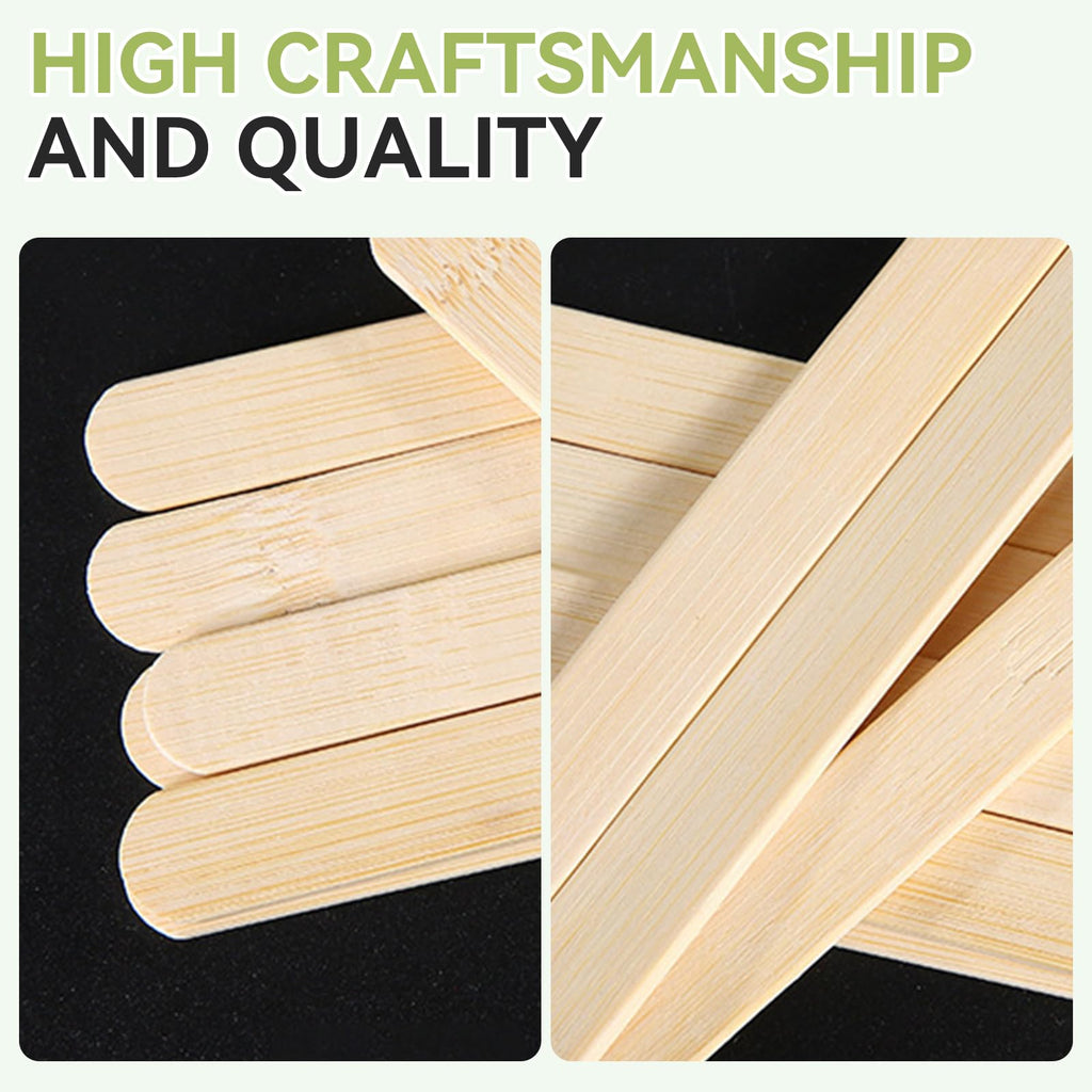 100 Pcs 4.5 inch Craft Sticks for Ice Cream Sticks,Popsicle,Craft Sticks, Treat Sticks,Ice Pop Sticks,DIY Crafts