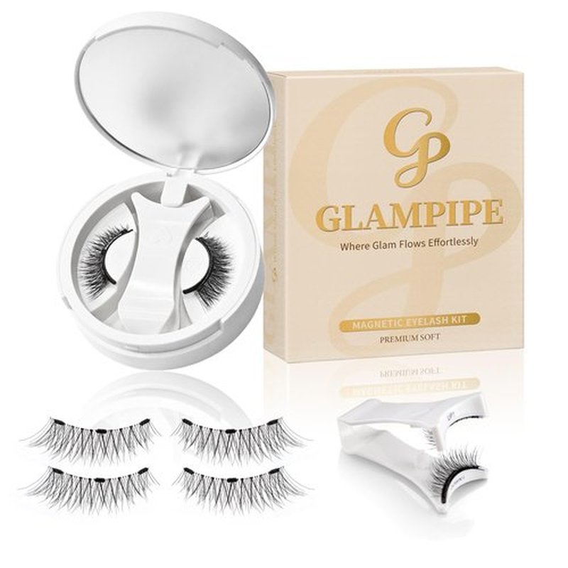 Magnetic Eyelashes Without Eyeliner