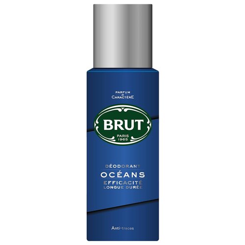 Brut Oceans Deodorant Body Spray for Men - 6.7 oz Long-Lasting Freshness