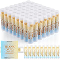 DMSKY Appreciation Gifts 60 Pcs Lip Balm Bulk, Staff Appreciation Gifts Bulk Thank You Gifts Bulk for Coworkers Teacher Worker Employee Leaving Farewell Gifts
