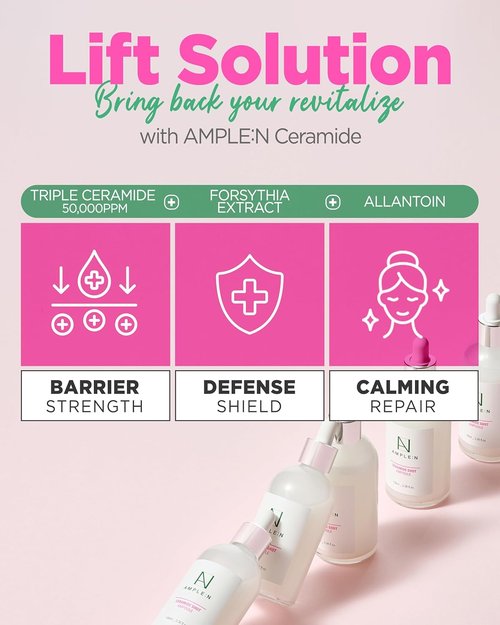 AMPLE:N Ceramide Shot Ampoule - Anti-Aging Hydrating Serum for Deep Moisturization - 3.38 fl. oz. for Dry Skin