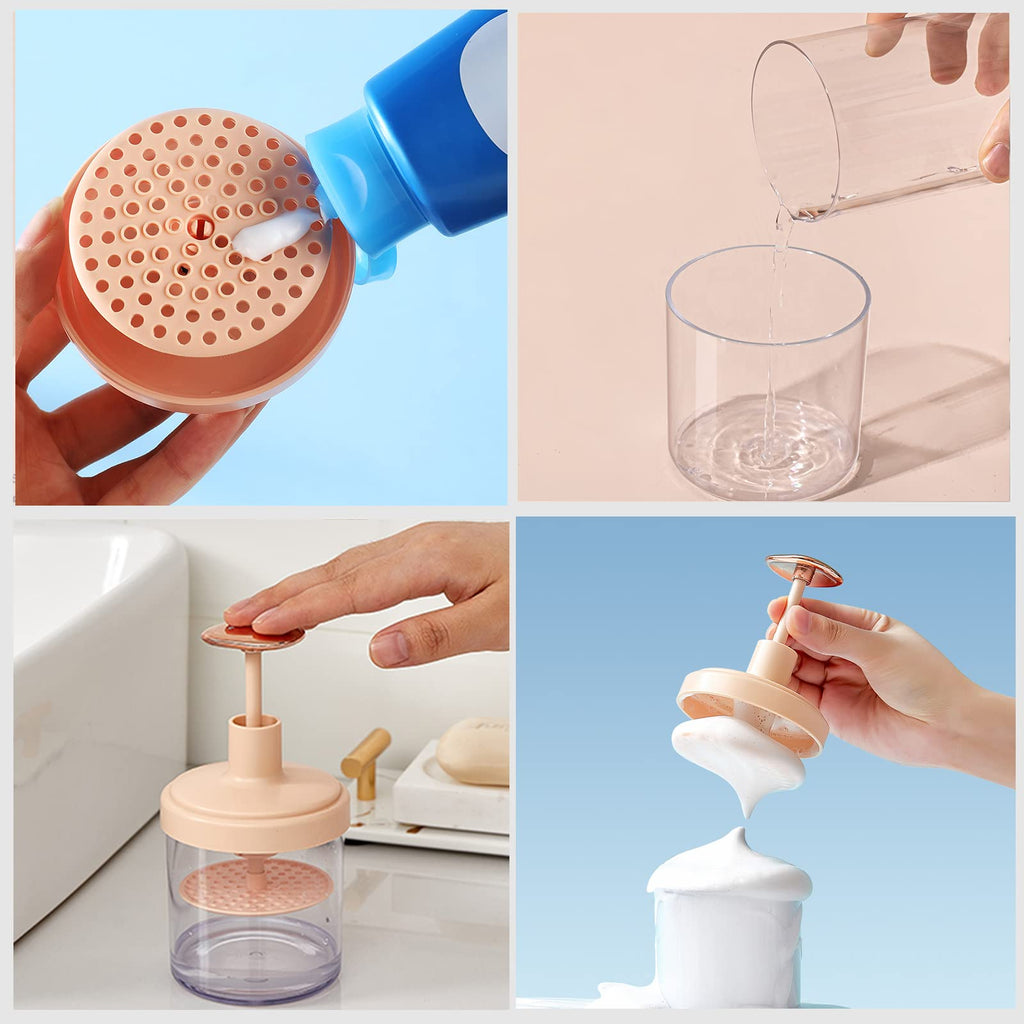 Pubcontti Foam Maker for Face Wash - Cleanser Saving Tool for Bubble for skin care & Facial Cleansing Washes