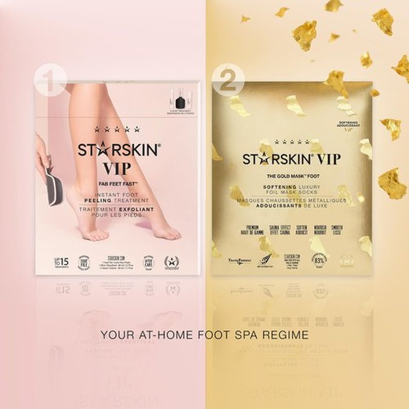 STARSKIN Fab Feet Fast, Instant Foot Peeling Spray, Foot File & Foot Cream for Soft & Smooth Skin, Premium Callus Remover for Rough Cracked & Dry Feet