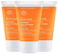 Earth Science Apricot Exfoliating Facial Scrub - Gentle Formula for All Skin Types | 3 Pack, 4 oz.