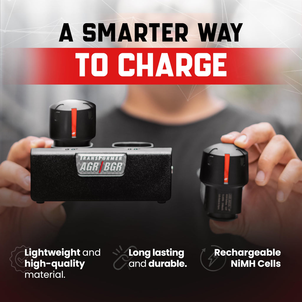 Artisan Power Double Charger and Two Replacement Batteries | Best for Andis PowerGroom AGR+ and BGR+ Series Clippers | NiMH Rechargeable Battery Pack | 2100 mAh - 27% Higher Than the OEM Batteries