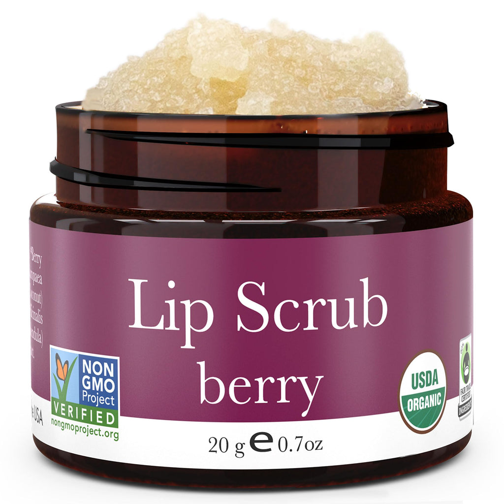 Lip Scrub Gift Set - Lip Scrubs Exfoliator & Moisturizer, Lip Exfoliator Scrub, Sugar Lip Scrubs, Lip Sugar Scrub, Lip Care Products for Chapped Lips, Lip Scrubber, Lip Moisturizer for Dry Lips
