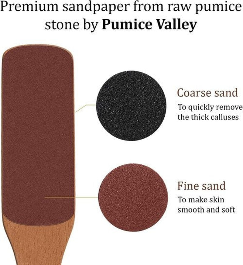 Skiennix Foot File - Double-Sided Pumice Stone for Callus Removal & Smooth Feet | Ideal for Dry Skin