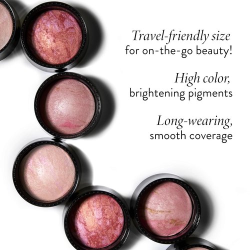 Laura Geller New York Baked Blush-N-Brighten - Ethereal Rose Travel Size Blush for Radiant Glow