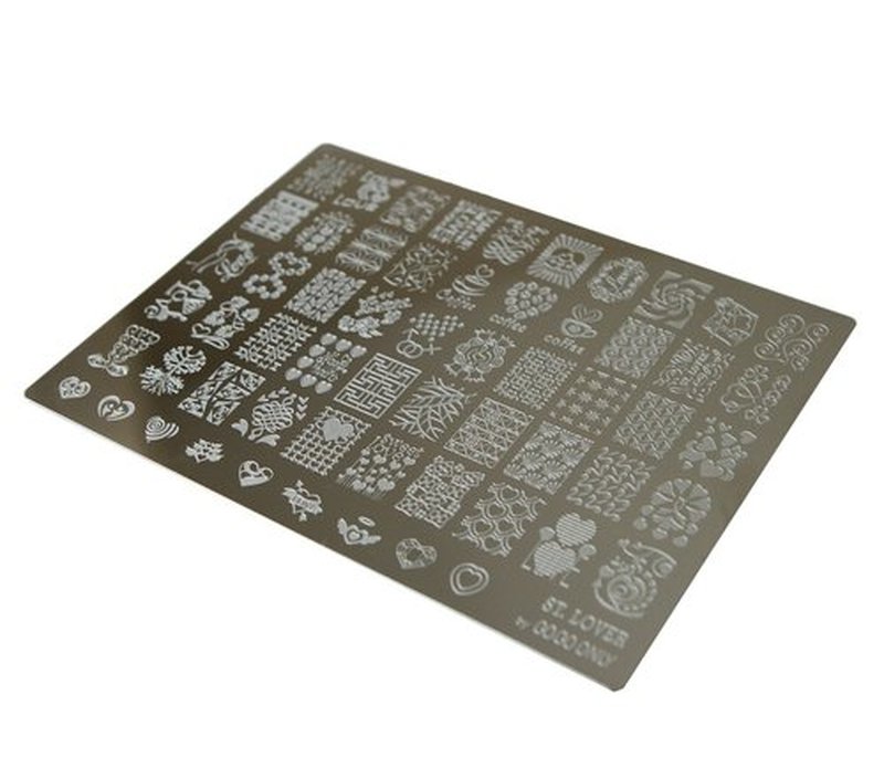 Gogoonly Nail Art Stamp Plate Collection St. Lover - Huge Size Stamping Image Plates Manicure Nail Designs DIY-BH000482