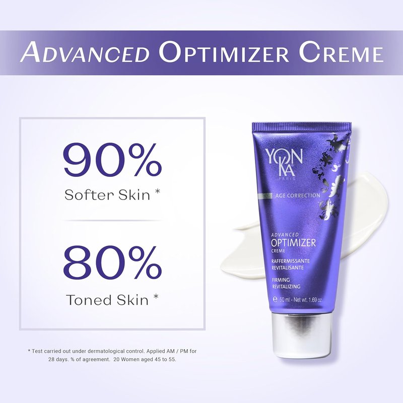 Yonka Advanced Optimizer Crème - Anti-Aging Face Cream to Firm & Tighten Skin | Hyaluronic Acid Moisturizer | 1.69 oz
