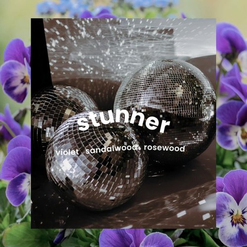 Moodcast Stunner Luxury Hand Soap - Sandalwood, Violet & Rosewood - Gentle Natural Hand Soap for Bathroom & Kitchen - Vegan, Paraben-Free & Sulfate-Free, Made in the USA