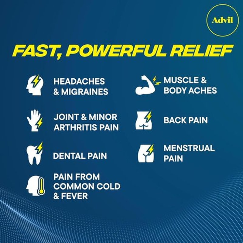Advil Liqui-Gels Minis | Pain Reliever & Fever Reducer | 200mg Ibuprofen - 200 Liquid Capsules