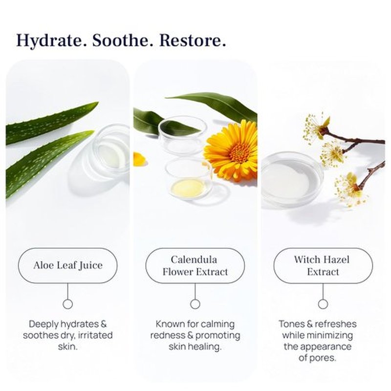 Cellular Hydration Serum - Hyaluronic Acid Alternative for Deep Hydration - 1 Fl Oz with Witch Hazel, Aloe & More