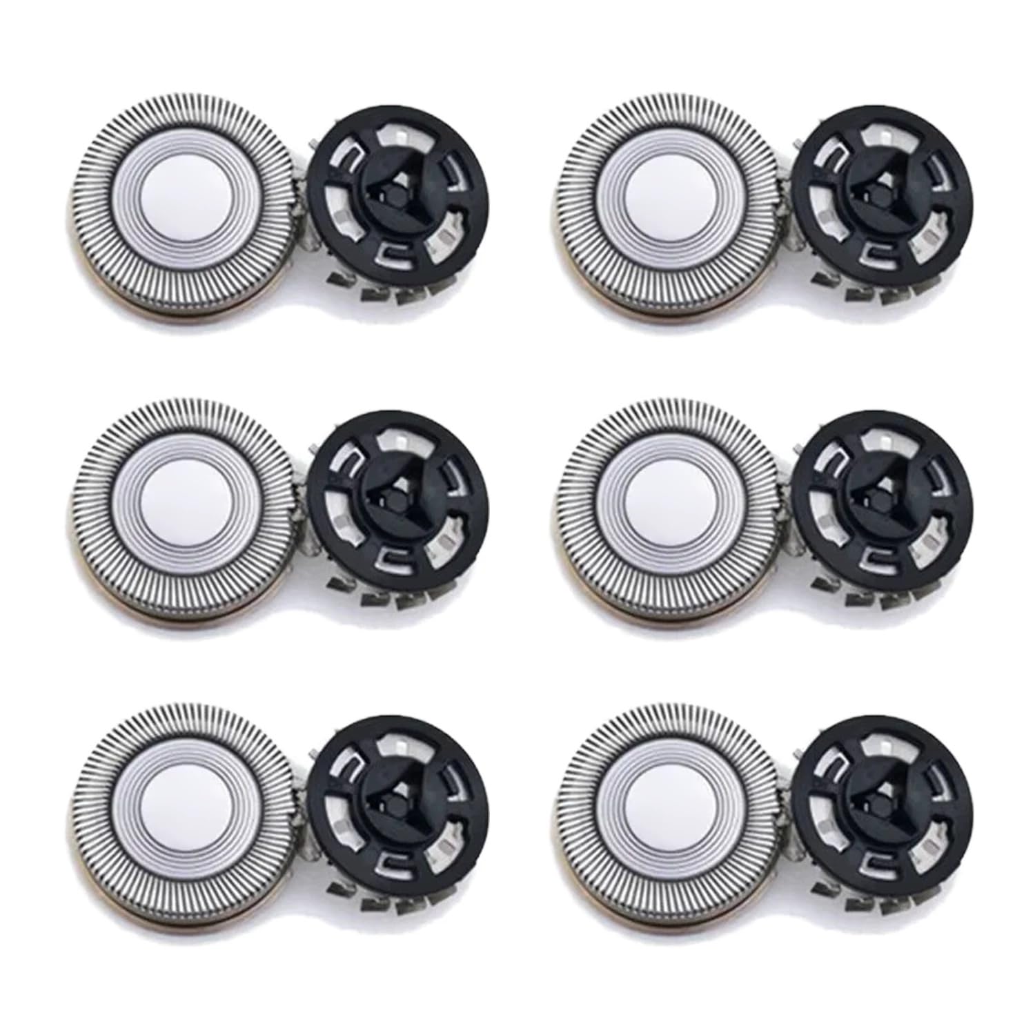 (6 Pack) SH30 Replacement Heads for Philips Norelco Shaver Series 3000, 2000, 1000 and S738