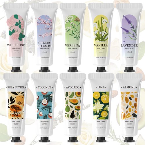 spa luxetique 10 Pack Hand Cream Gifts Hand Lotion for Dry Cracked Travel Size Mini Small Bulk Women Appreciation Bridesmaid Proposal Bachelorette Party Favors Valentines Galentines Day for Her