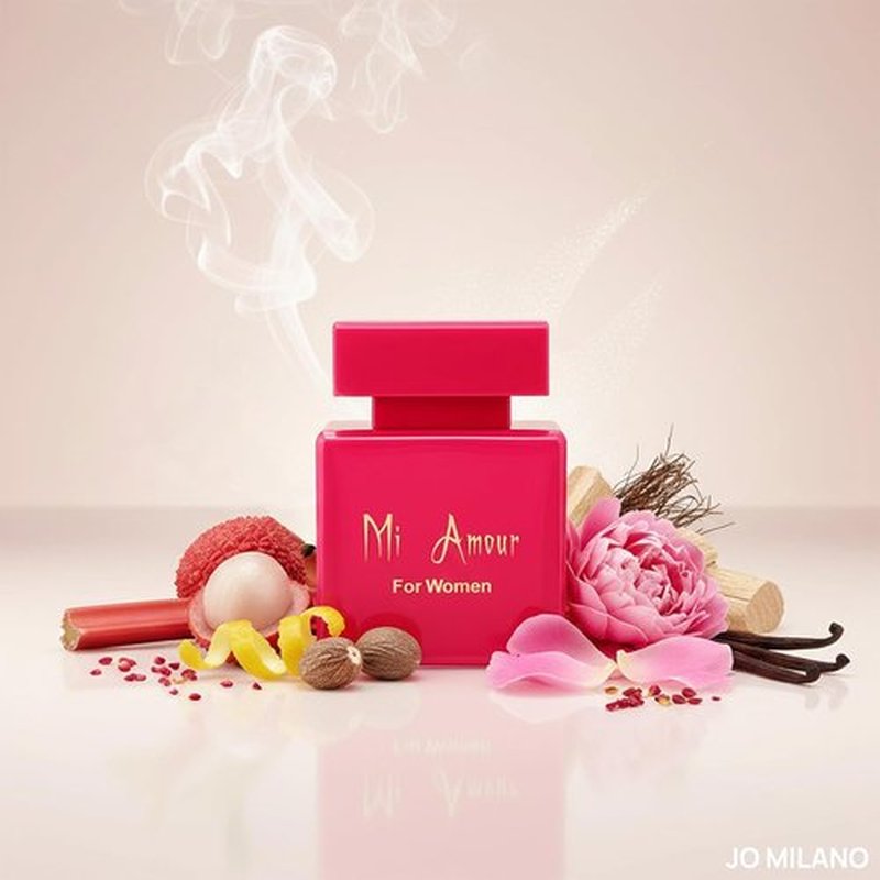 Jo Milano Paris Mi Amour Eau De Parfum Spray - 3.4 oz (100ml) | Long-Lasting Floral & Fruity Scent for Women