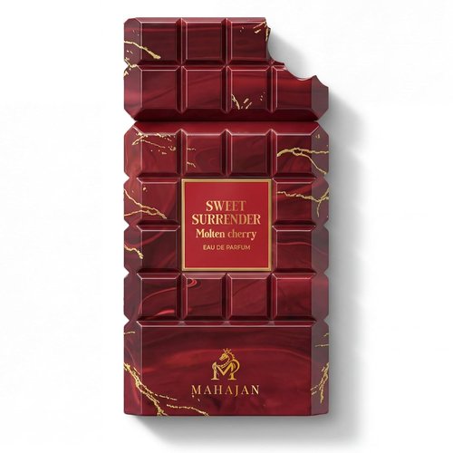Mahajan Sweet Surrender Molten Cherry Eau de Parfum - Juicy Cherry Vanilla Gourmand with Warm Coffee | Seductive Luxury Fragrance (3.4 oz)