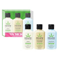 Hempz Mini Lotion Gift Set, Tis the Season, 3 Pack Travel Size Body Moisturizer, Limited Edition, 2.25 oz each