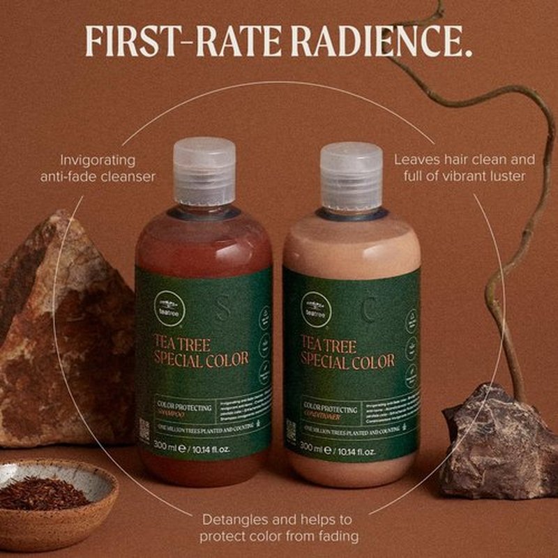 Tea Tree Special Color Shampoo - Gently Cleanses & Protects Color-Treated Hair