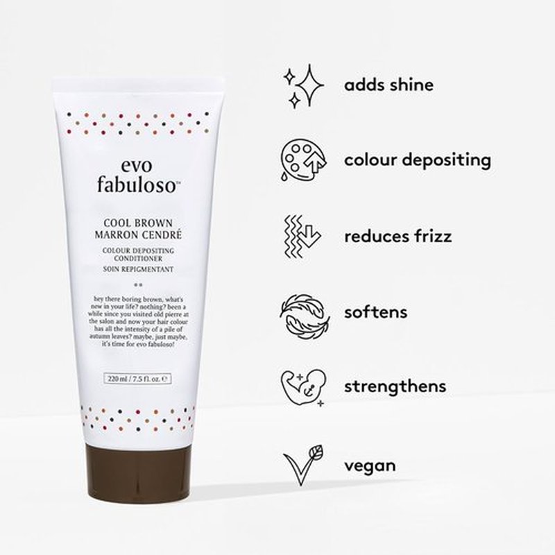 Evo Fabuloso Colour Depositing Conditioner - Nourishing Treatment for Color-Treated Hair | Instant Color Boost