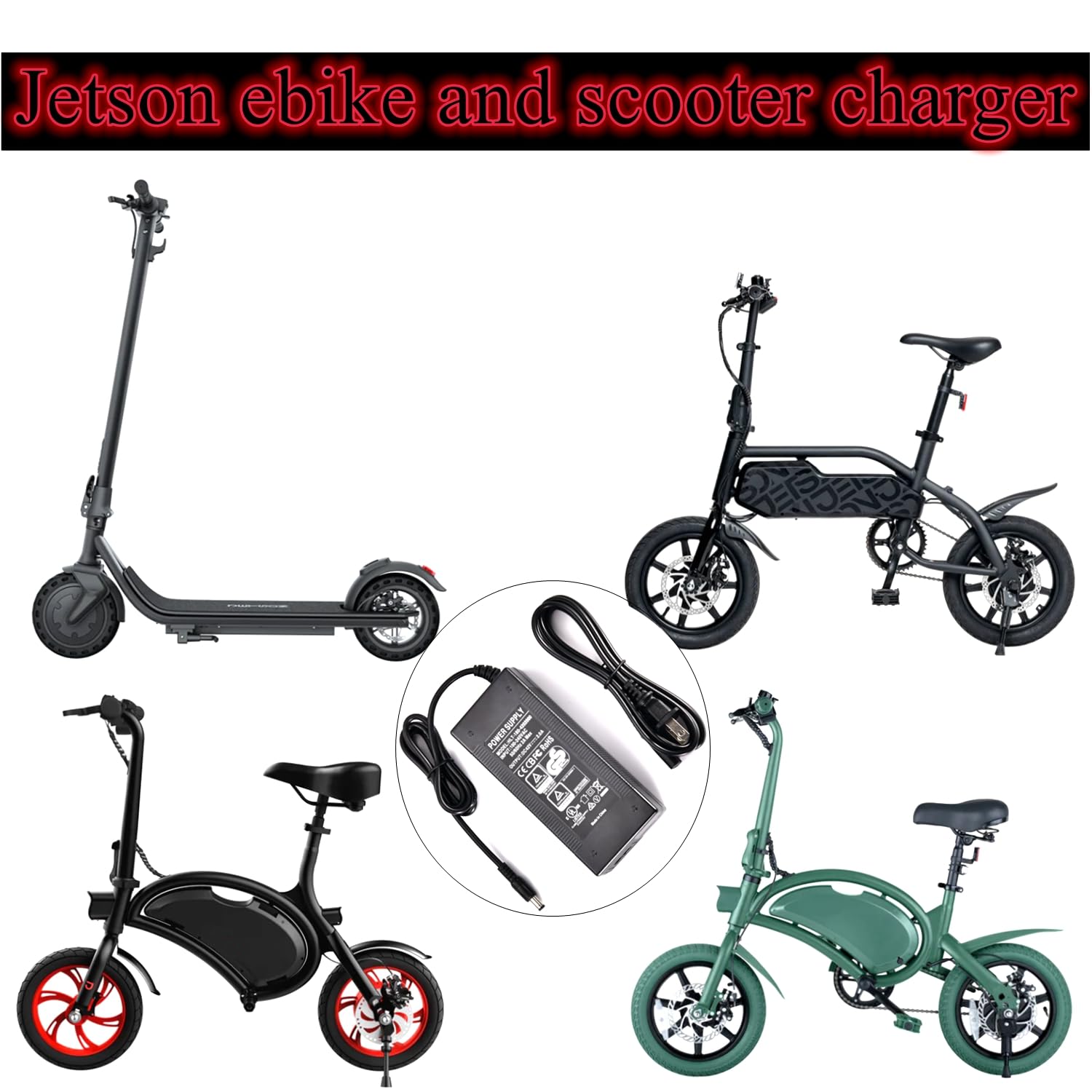 42V 2A Charger for Hiboy Scooter Charger,Jetson Scooter Charger,Suitable for Hiboy Scooter S2,S2 Lite,S2 Pro,KS4,KS4 Pro,NEX