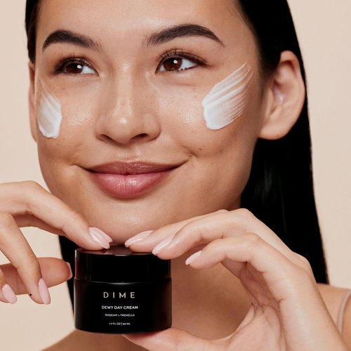 DIME Beauty Dewy Day Cream - Hydrating Anti-Aging Face Moisturizer with Rosehip Oil & Ceramides | 1.7 oz / 50 ml