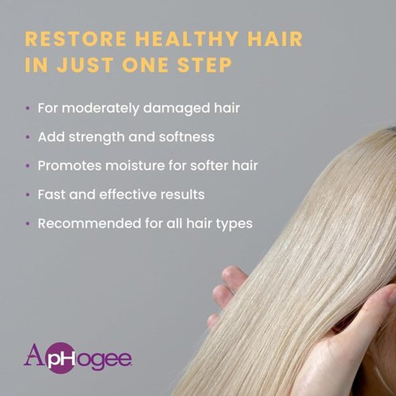 Aphogee Keratin 2 Minute Reconstructor - Deep Conditioner for Color-Treated Hair | 8 fl oz, Smooths & Adds Shine