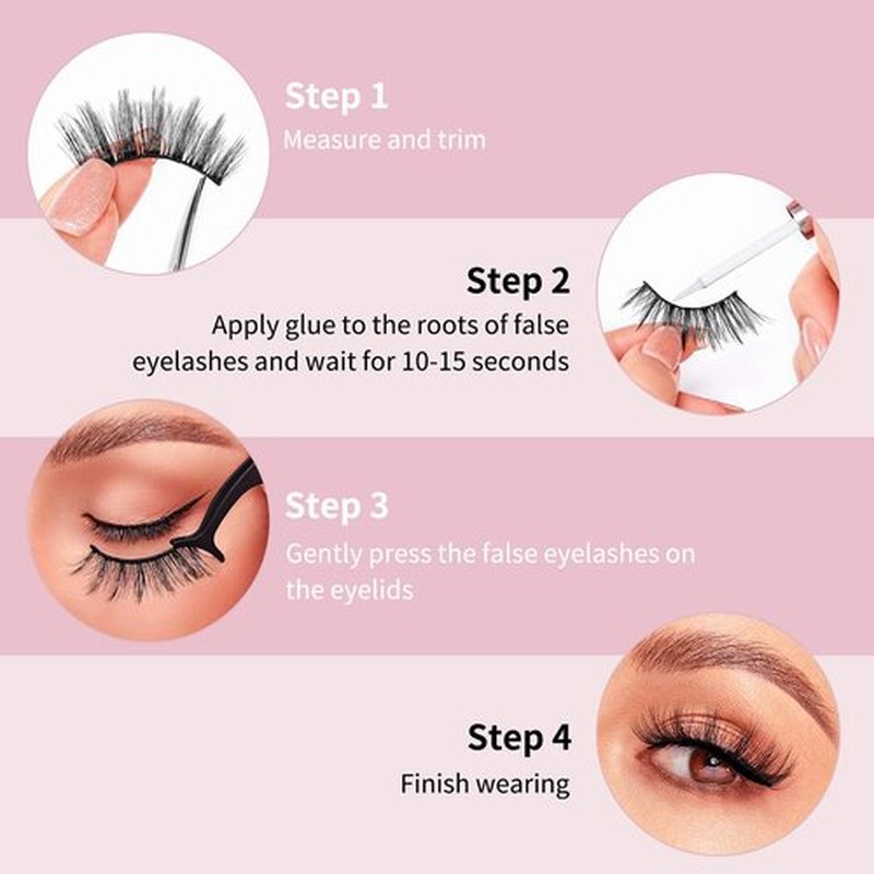 DYSILK Mink Lashes False Eyelashes - Mink Eyelashes Fluffy 10 Pairs 6D Mix Style Faux Lashes Pack Wispy Eyelashes Fluffy Reusable Lashes Natural Look Mink Fake Eyelashes Cat Eye Lashes | 19mm