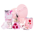 Mothers Day Gifts Box, Pink Rose SPA Gift Basket for Women, Mom Birthday Gifts, Heart-Shaped Relaxing Bath Set with Tumbler, Best Gift for Mom, Wife, Love You Anniversary Present