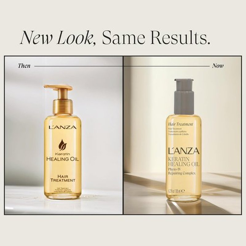 L'ANZA Keratin Healing Oil Hair Treatment - Repair Dry, Damaged Hair & Split Ends | Color Safe, Sulfate Free, UV Protection