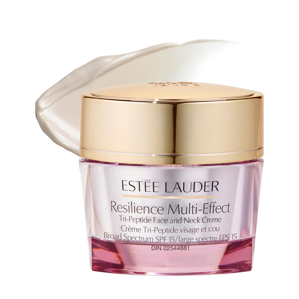 Estée Lauder Resilience Multi-Effect Tri-Peptide Face and Neck Moisturizer with SPF 15 for Normal/Combination Skin | Plumping & Anti-Aging | Firming Cream, 1.7 Ounce