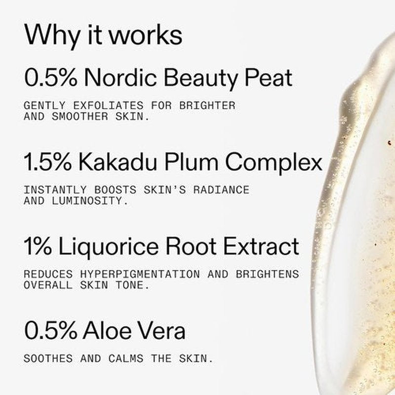 The INKEY List Fulvic Acid Cleanser - Brightening Makeup Remover, Fragrance-Free, 5 Fl Oz