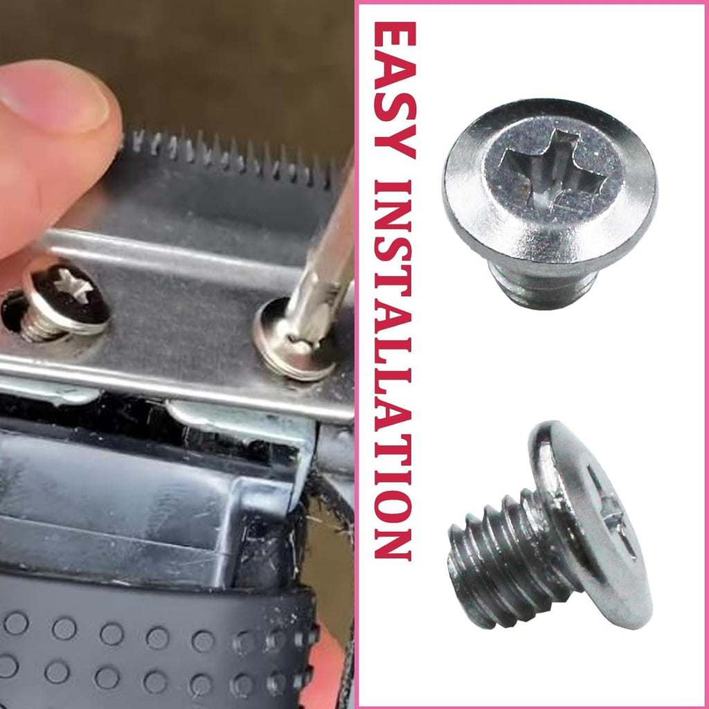 Gteana M5 Phillips Chamfering Screws Fit Wahl Electric Hair Clipper Blade Screws 808 Blade Accessories Hair Cutter for Wahl 8148 Electric Hair Clipper Head,2Pc