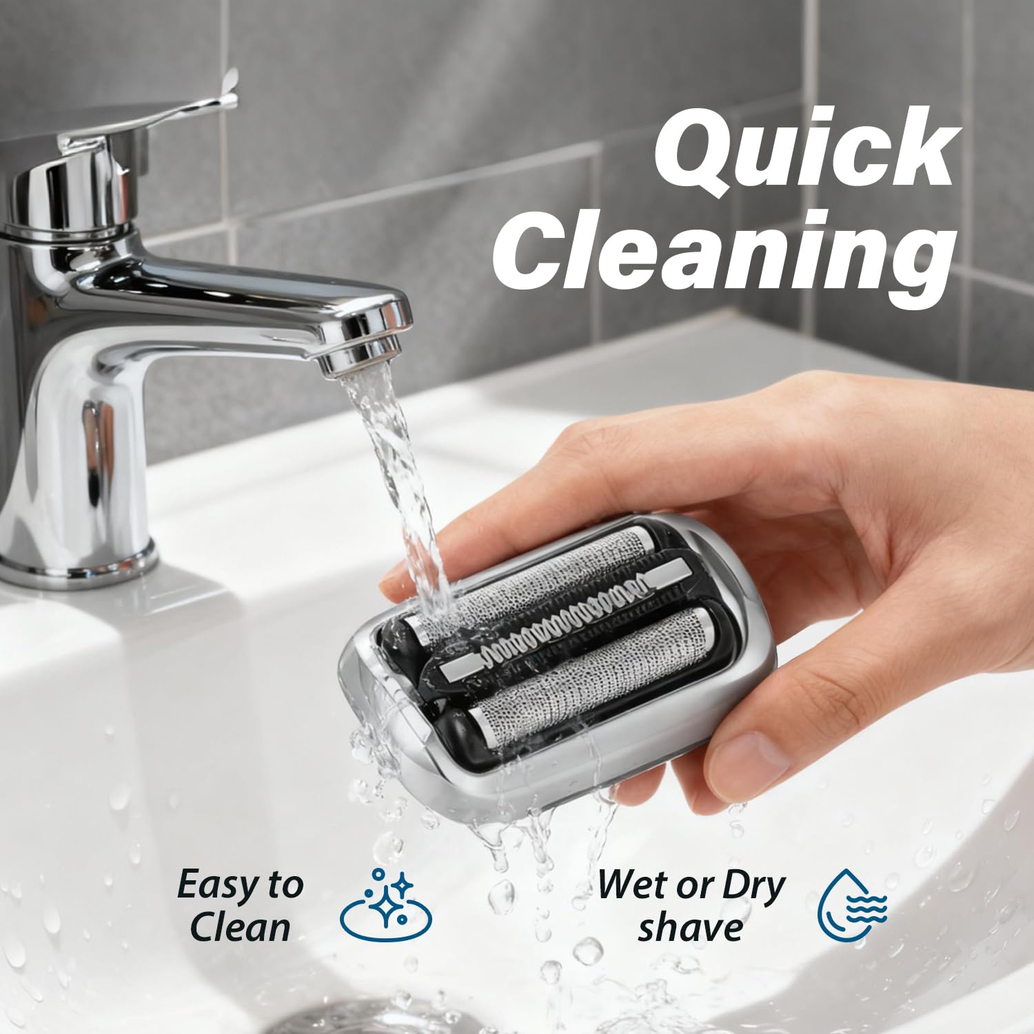 74S Replacement Shaver heads Compatible with Series 7,suitable for 7120s, 7125s, 7127cs, 7171cc, 7175cc, 7185cc and 7189cc.