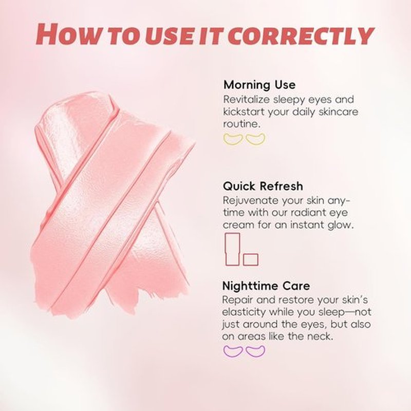 Peunitory Eye Balm Stick - Anti-Wrinkle Firming Treatment | Dark Circle Brightener | Hydrating 0.32oz