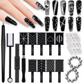 DANNEASY 60pcs Cat Eye Nail Magnet for Nail Art, Cat Eye Gel Nail Polish Magnet Strong Magnetic Nail Polish Magnets for Nails Multi-Function Nail Tool for Nails Salon Accessories