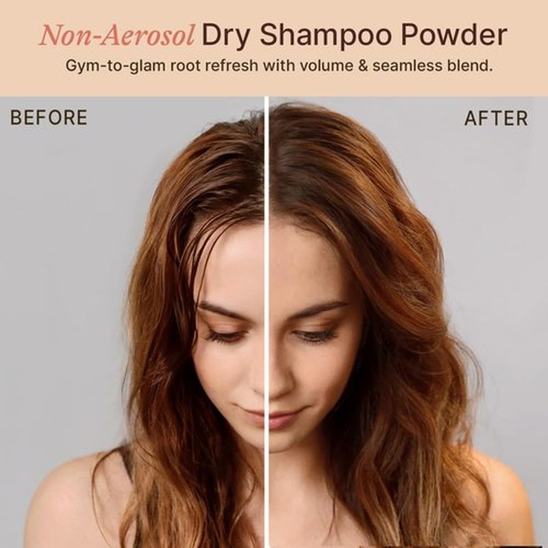 Beauty by Earth Non-Aerosol Dry Shampoo Powder - Volumizing, Non-Toxic Formula with Biotin, Made in USA