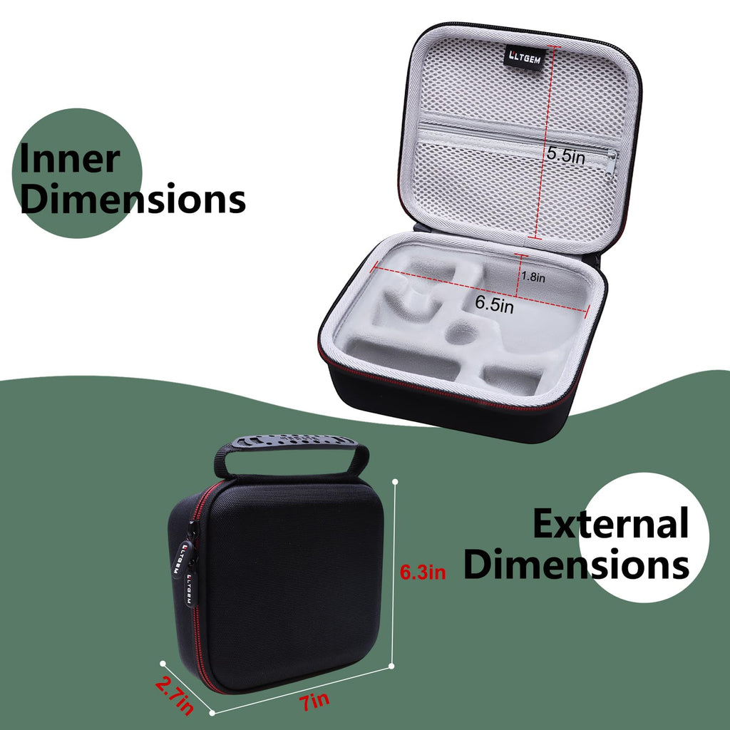 LTGEM EVA Hard Case Compatible with FlexSeries Electric Head Hair Shaver - Travel Protective Carrying Storage Bag (Only Case Sale)