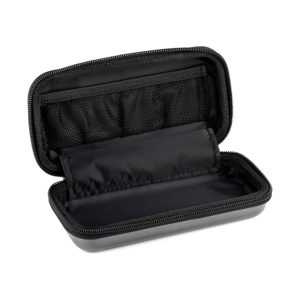 Loxdn EVA Hard Case for Meridian/MANSPOT Shaver Groin & Body Hair Trimmer - Men's Grooming Organizer Storage Bag for Electric Razor and Accessories - Case Only (Grey)