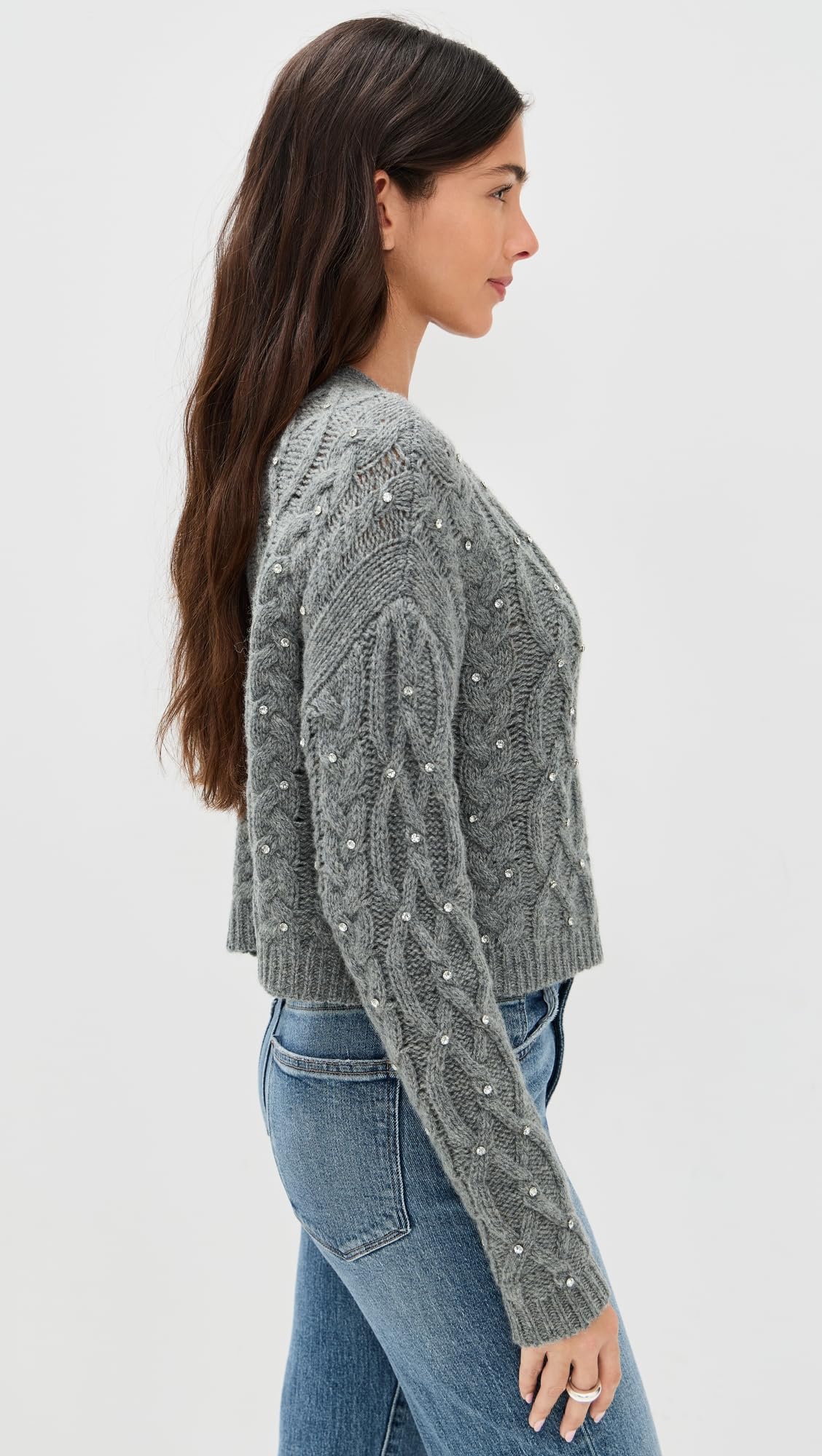 LE BOP Women's Sophie Gemstone Sweater