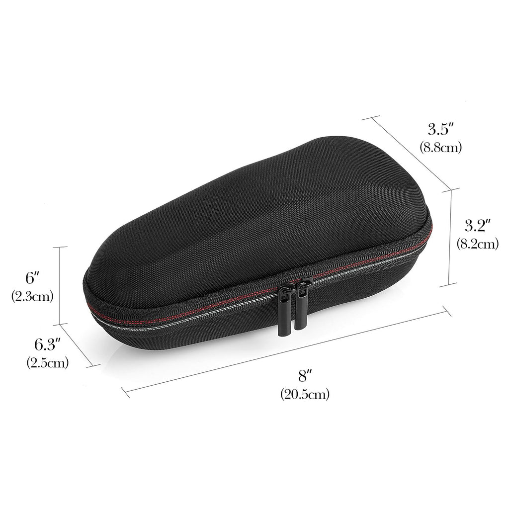 Linkidea Electric Shaver Travel Case, Hard Shell Protective Storage Box, Compatible with Philips Norelco 7000, 3000 Series, Braun Series 3, 7, 9, Razor Carrying Case for Men (Black)