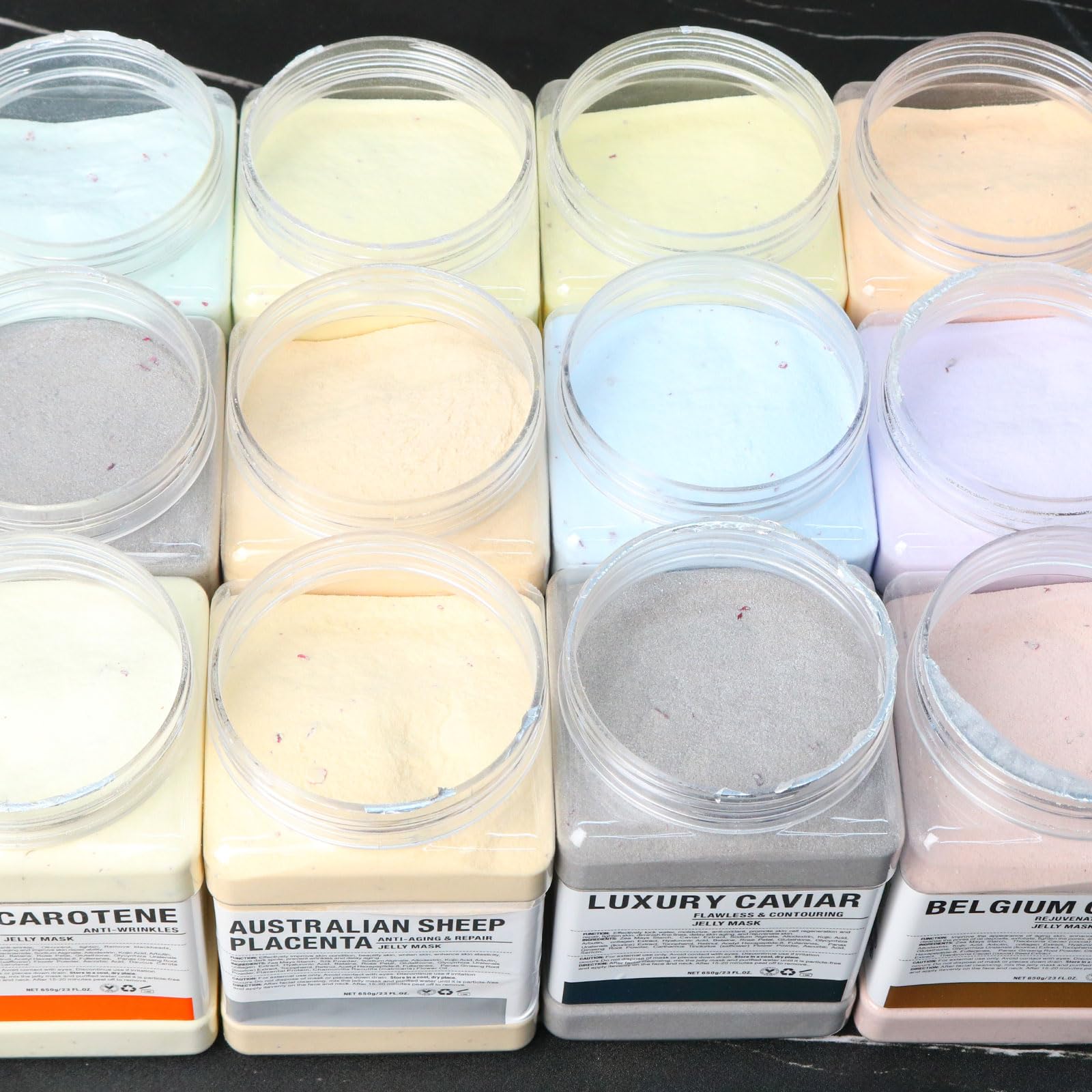 Collagen Jelly Mask – Jelly Mask for Facials & Vajacial, Mascarilla Hidroplástica Facial,Esthetician Supplies for All Skin Types (6 Packs)
