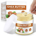 ZIXAOK Organic Raw Shea Butter, 100% Pure & Unrefined - For Intense Moisture on Dry Skin, Hair & Lips, Natural DIY Body Butter Base, Rich in Vitamins A, E, F, 7.8 oz