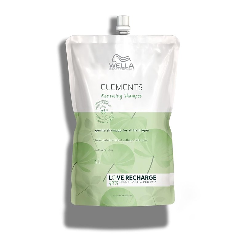 Wella Professionals Elements Renewing Shampoo - Gentle Sulfate & Silicone Free | Perfect for All Hair Types