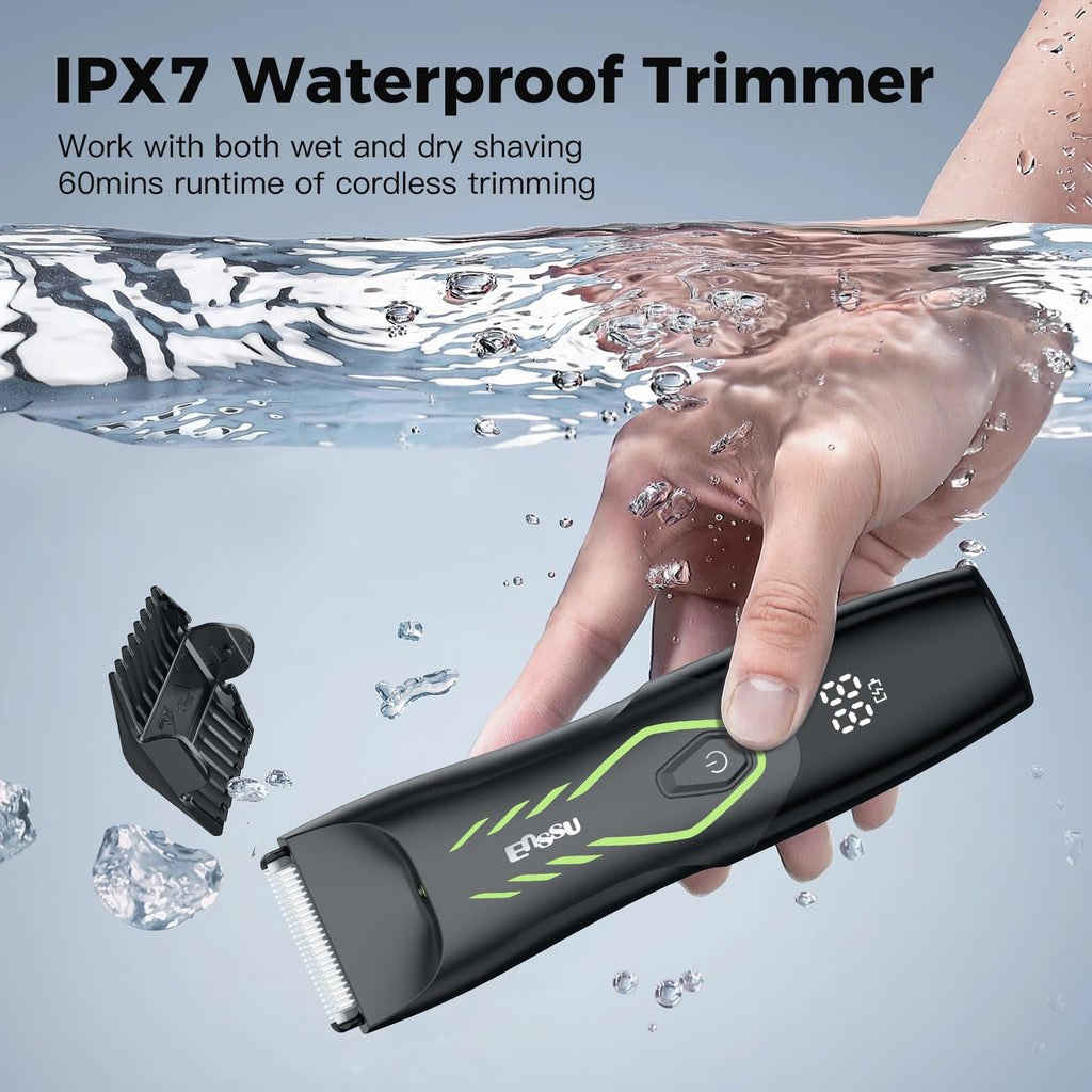 Manscape Body Hair Trimmer for Men w/Light Pubic Hair Trimmer Safe Blade